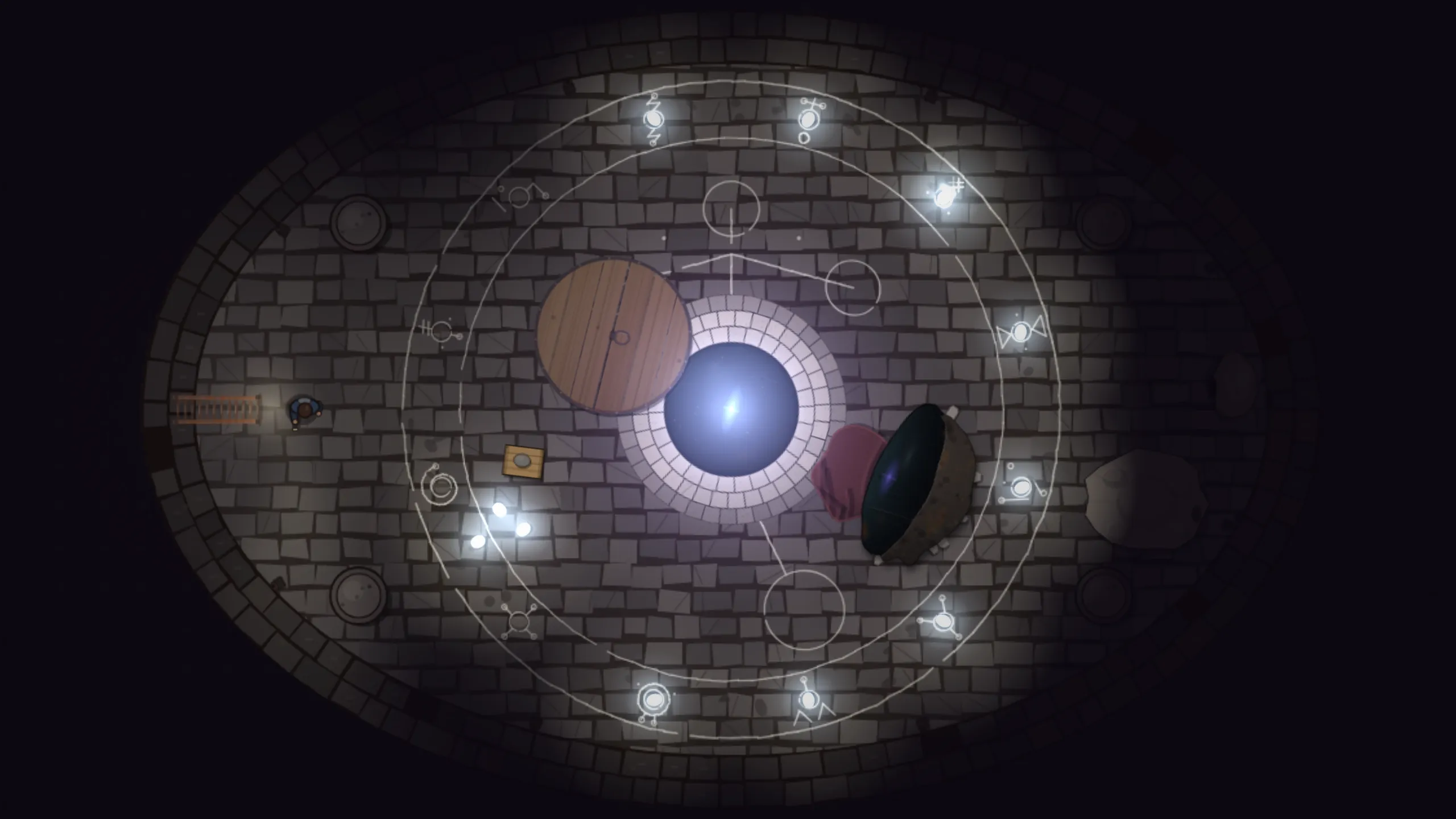 The cellar under the shed